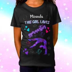 This Girl Loves Gymnastics Personalised T-Shirt