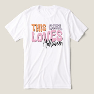 This Girl Loves Halloween Tri-Blend Shirt