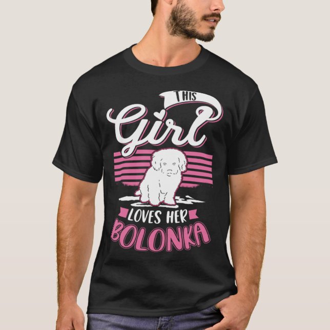 This Girl loves her Bolonka Girl  1 T-Shirt (Front)