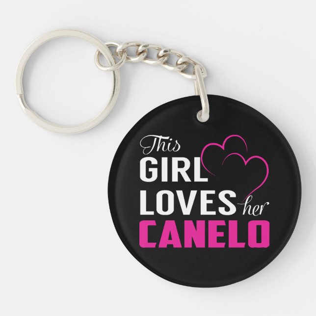 This Girl Loves Her CANELO Classic Key Ring (Front)