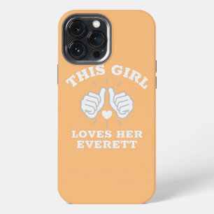 This Girl Loves Her Everett iPhone 13 Pro Max Case