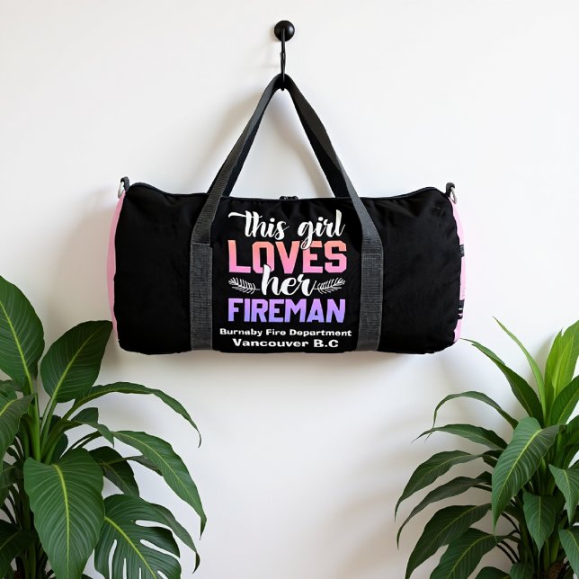 This Girl Loves Her Fireman Duffle Bag (Creator Uploaded)