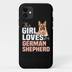 This Girl Loves Her German Shepherd iPhone 11 Case