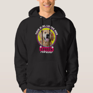 This Girl Loves Her Golden Retriever   Hoodie