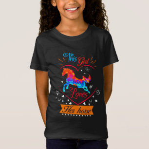 This Girl Loves Her Horse Orange T-Shirt