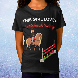 This Girl Loves Horseback Riding T-Shirt