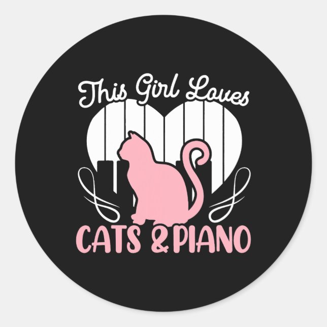THIS GIRL LOVES HORSES Equestrian Horseback Rider  Classic Round Sticker (Front)