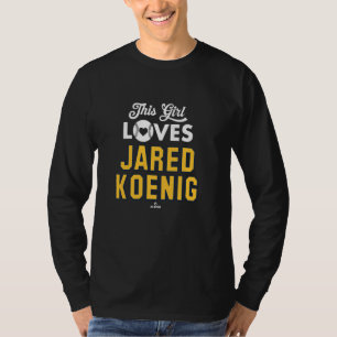 This Girl Loves Jared Koenig Milwaukee Baseball ML T-Shirt
