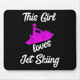 This Girl Loves Jet Ski Driving Water Jet Ski Boat Mouse Mat