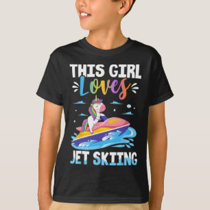 This Girl Loves Jet Skiing Jet Ski Girl Female Ski T-Shirt
