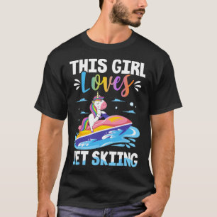This Girl Loves Jet Skiing Jet Ski Girl Female Ski T-Shirt