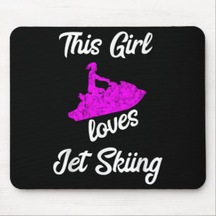 This Girl Loves Jet Skiing Watercraft Jet Ski Wate Mouse Mat