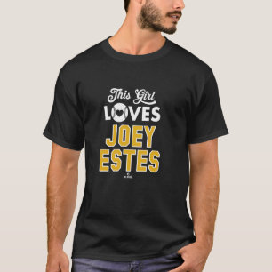 This Girl Loves Joey Estes Oakland Baseball MLBPA T-Shirt