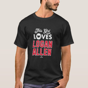 This Girl Loves Logan Allen Cleveland Baseball MLB T-Shirt