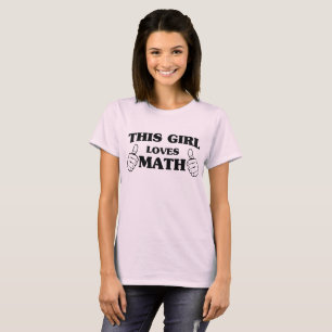This Girl Loves Math T-Shirt