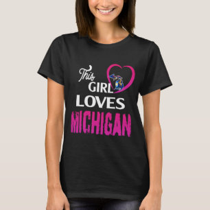 This Girl Loves Michigan T-Shirt