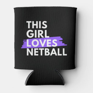This girl loves netball can cooler