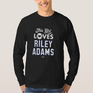 This Girl Loves Riley Adams Washington Baseball ML T-Shirt