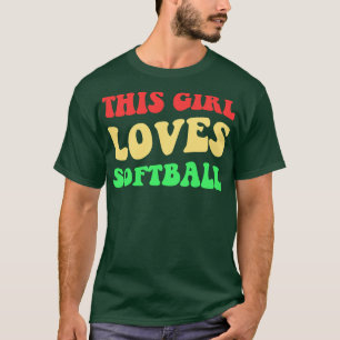 This Girl Loves Softball I T-Shirt