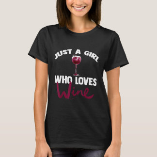 This Girl Loves Wine Funny Wine Drinker T-Shirt