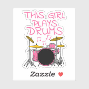 This Girl Plays Drums, Female Drummer Musician