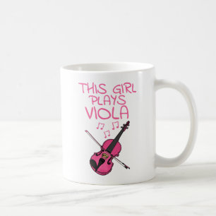 This Girl Plays Viola, Female Violist Musician Coffee Mug