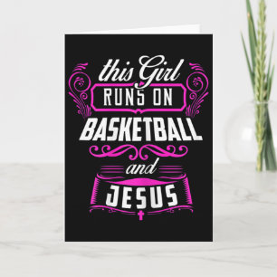 This Girl Runs On Sketll And Jesus Gift Card