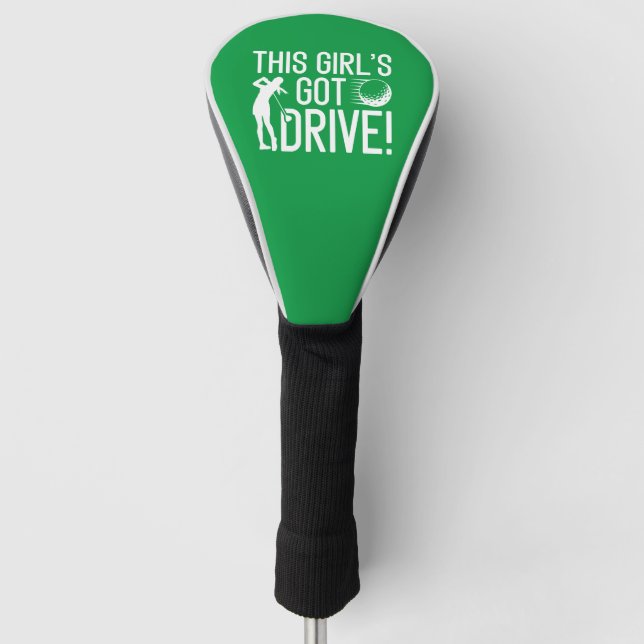 This Girl’s Got Drive Golf Head Cover (Front)