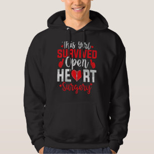 This Girl Survived Open Heart Surgery Bypass Surge Hoodie