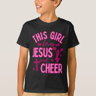 This Girl Who Loves Jesus And Cheer Christian Chee T-Shirt