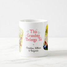 This Grandma Belongs To Kids' Names Custom Photo