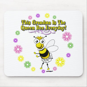 This Grandma Is The Queen Bee Everyday Bee Ring Mouse Mat