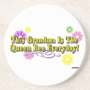 This Grandma Is The Queen Bee Everyday Type Coaster