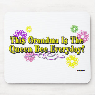 This Grandma Is The Queen Bee Everyday Type Mouse Mat