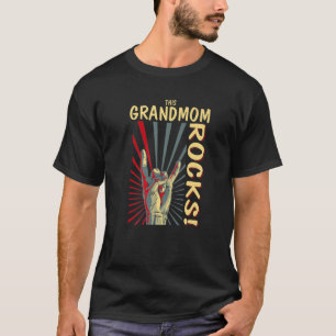 This Grandmom Rocks Vintage Retro Concert 70S 80S T-Shirt