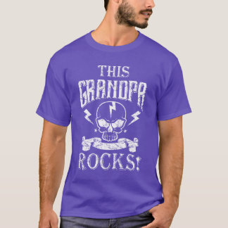 This Grandpa Rocks family rocker T-Shirt