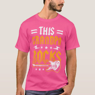 This Grandpa Rocks Grandpa Guitars family vintage  T-Shirt