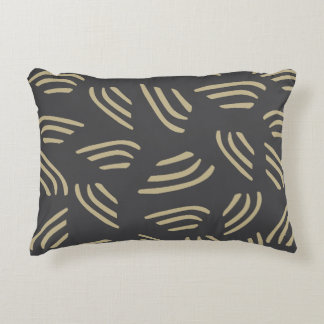 This Grey With Neutral Flecks Accent Pillow
