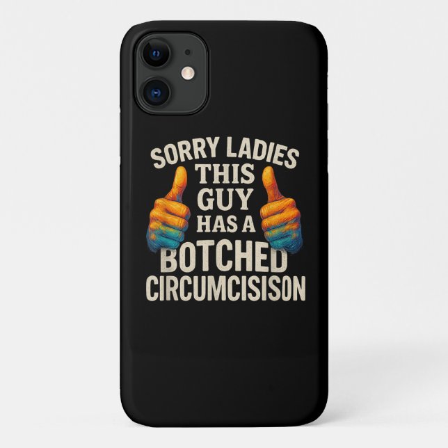 This Guy Botched Funny Cringe Case-Mate iPhone Case (Back)