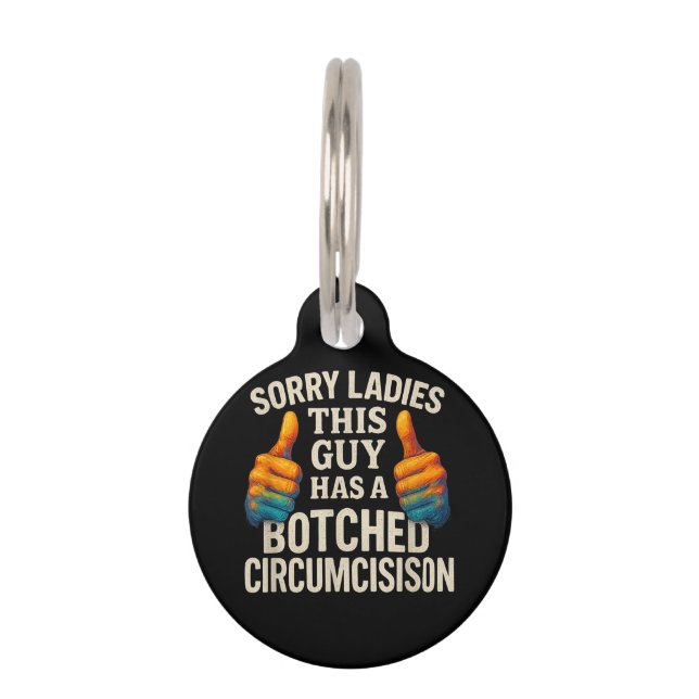This Guy Botched Funny Cringe Pet Tag (Front)