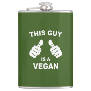This Guy Is A Vegan Hip Flask