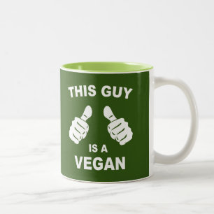 This Guy Is A Vegan Two-Tone Coffee Mug