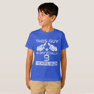 This Guy Is Officially 9 Years Old T-Shirt