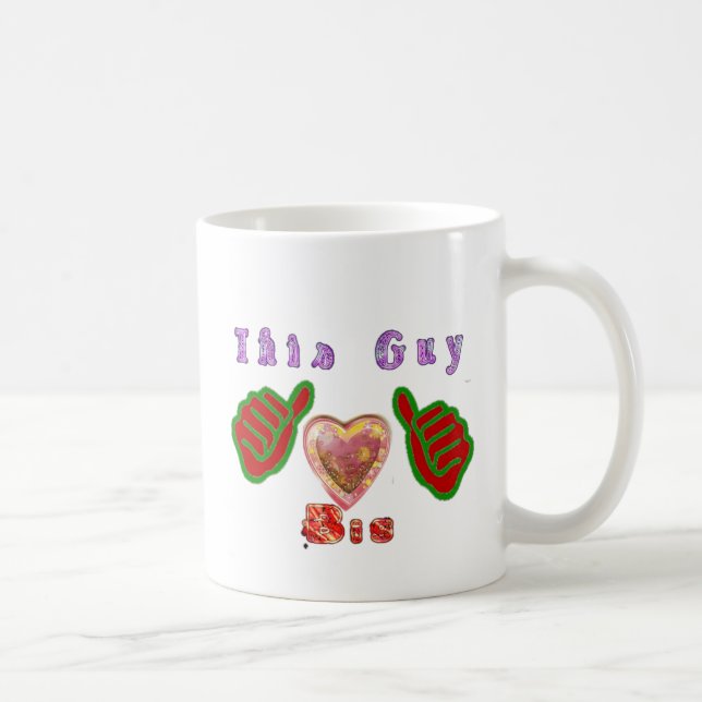 This Guy Loves Big Gift Art Print Coffee Mug (Right)