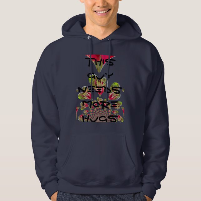 This Guy Loves Big Gift Art Print Hoodie (Front)