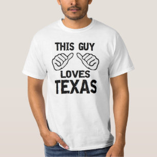 this guy loves texas T-Shirt