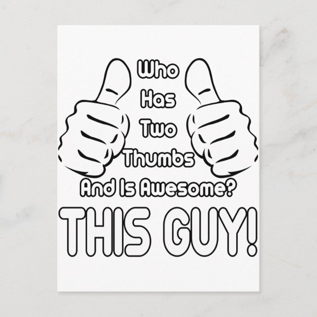 This Guy Postcard (Front)