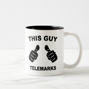 This Guy Telemarks Two-Tone Coffee Mug