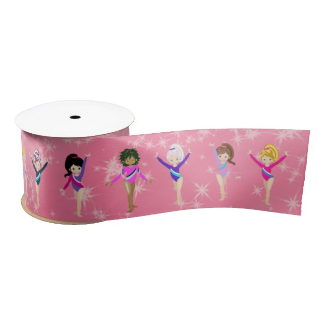 This Gymnast Looks Like Me with Friends Satin Ribbon (Spool)