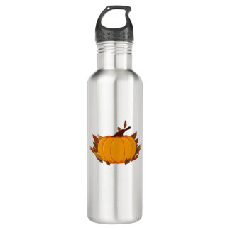 This harvest pumpkin T-shirt is perfect for the fa 710 Ml Water Bottle